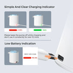 FLEXTAIL TINY PUMP X - Portable Air Pump, Mini Camping Pump with Light, USB-C Charging, Ideal for Sleeping Pad, Air Bed Mattress