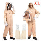 1 Set Professional Ventilated Full Body Beekeeping Bee Keeping Suit With Gloves Cotton Beekeeper Costume For Honey Harvesting