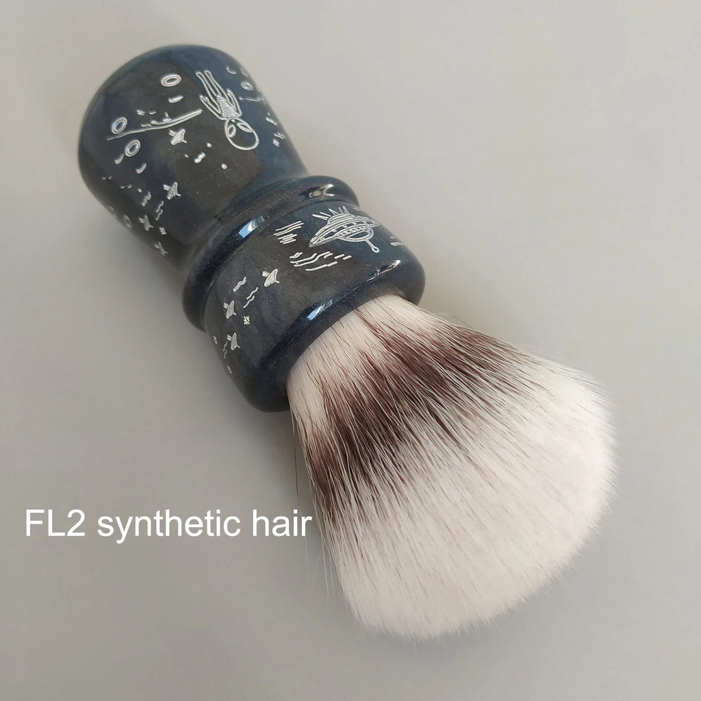 Dscosmetic ET FL2 synthetic hair shaving brush for man wet shaving