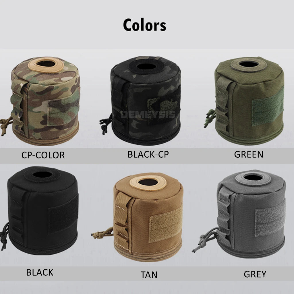 Portable Toilet Paper Roll Holder MOLLE Pouch for Hiking Camping, Black/Camo/Tan