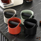Espresso Coffee Knock Box Grounds Container Anti-Slip Dump Bin 450ml, Multiple Colors