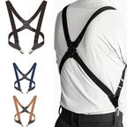 New Men's Suspenders Adjustable Braces X Back Shirt Clip Suspender Elastic Belt Trousers Braces Shoulder Strap For Men Women