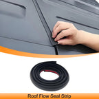 Car Roof Flow Seal Strip Hard Top Rubber Seal for Jeep Wrangler JK JL 2007-2025 Waterproof Dustproof Reduce Noise Sun-Resistant
