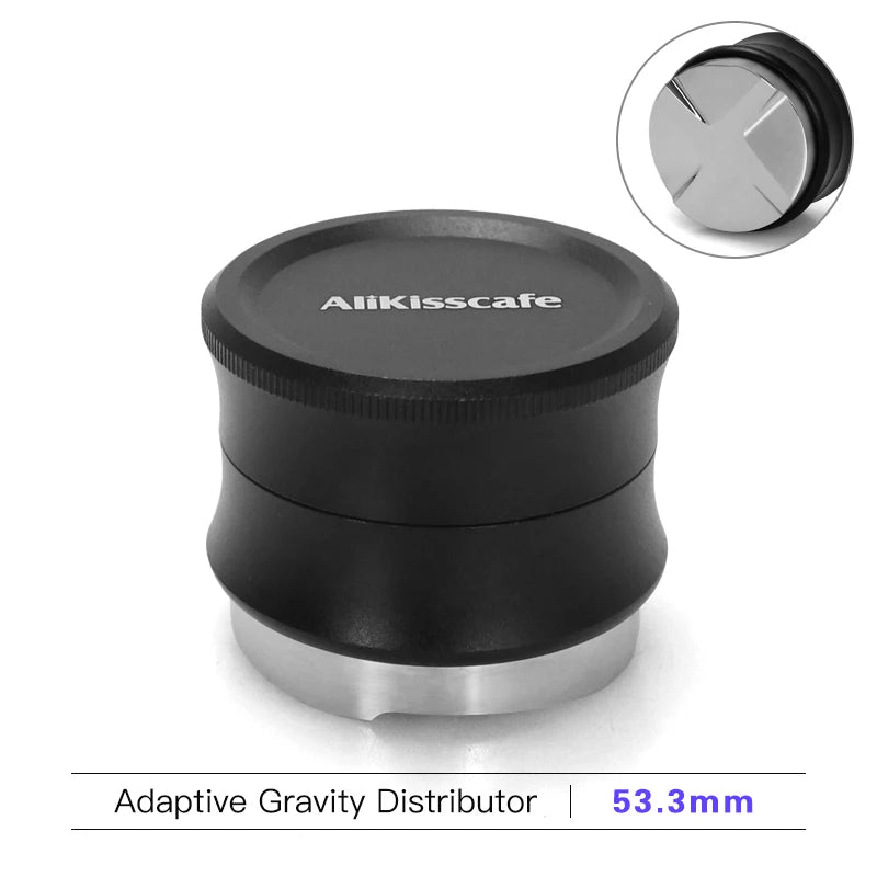 AliKisscafe Coffee Tamper Impact 4 Spring Constant Pressure 30lb 51mm 53.3mm 58.5mm For Breville Espresso Accsesory Barista Tool