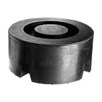 Universal Car Rubber Cross Slotted Jack Pad Adapter Guard Floor Disk Frame Rail Protector For Pinch Weld Side Chassis Trolley