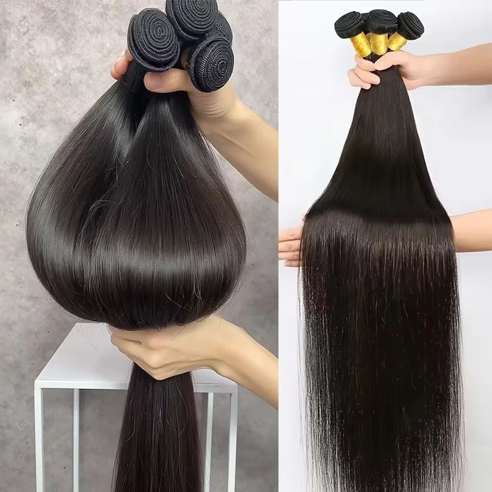 12A Raw Virgin Unprocessed Straight Bundles Human Hair 2/3/4 Pcs Human Hair Brazilian Straight Human Hair Bundles Extensions