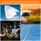 15/30m Stainless Steel Cable Rope Kits Heavy Duty Garden Wire Cable Balcony Railing Farm Fence Tent Roll 304 PVC Coated