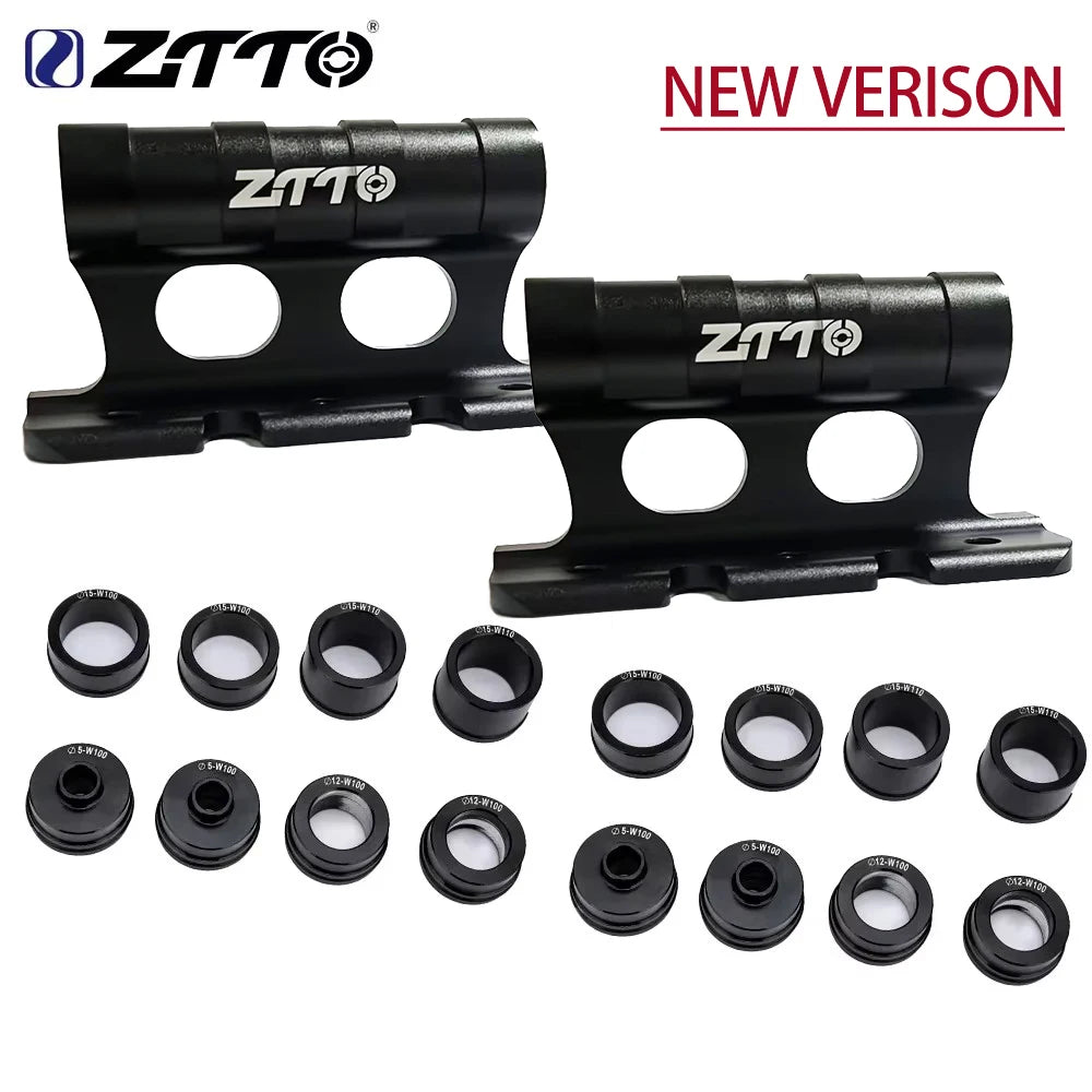 ZTTO Bicycle Fork Mount Car Roof Rack Support Quick Release Thru Axle Carrier MTB Road Bike Front Fork Block Stand Holder Racks