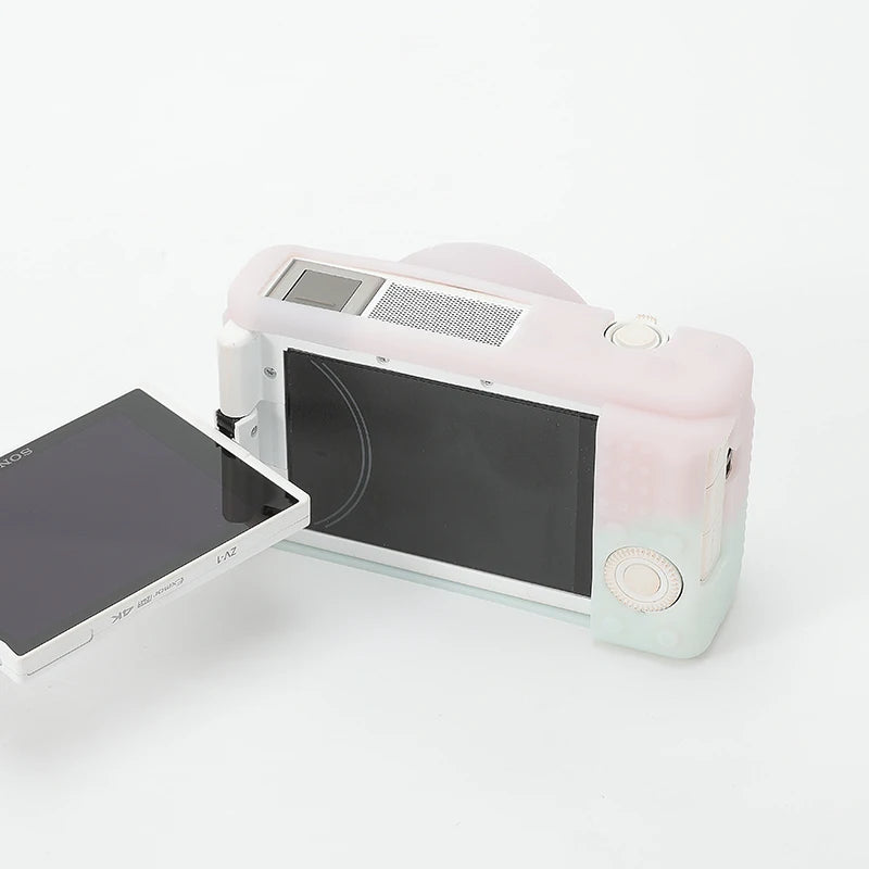 Soft Silicone Camera Case Protective Skin Rubber Cover Body Cover For Sony ZV1