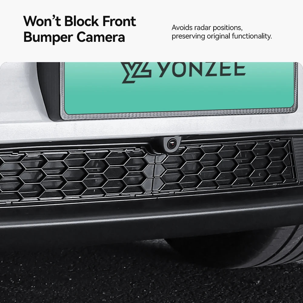 YZ Car Anti-insect Front Mesh Grille Mesh for Tesla Model Y Juniper 2025 Air Inlet Vent Cover Grille Guards Protector Cover