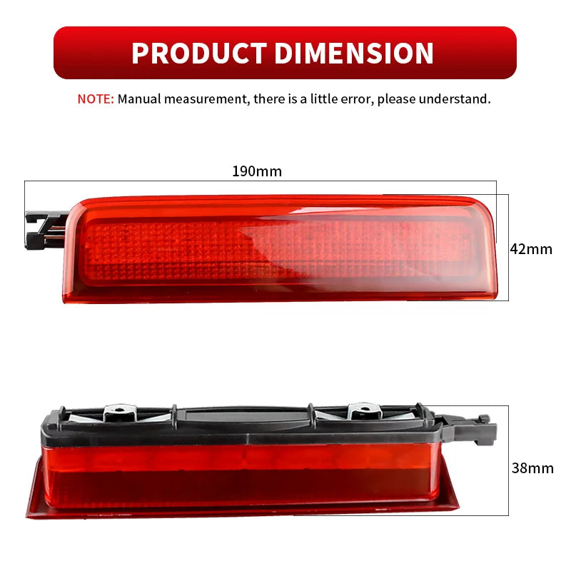 LED Third High-Level Brake Reverse Light FOR Volkswagen Caddy III Box 2KA 2KH 2CA 2CH MK4 Furgon MPV Van 2004-2020 2K0945087C