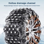 SEAMETAL 4PCS Car Winter Tire Wheels Snow Chains Snow Tire Anti-skid Chains Wheel Tyre Cable Belt Winter Outdoor Emergency Tools