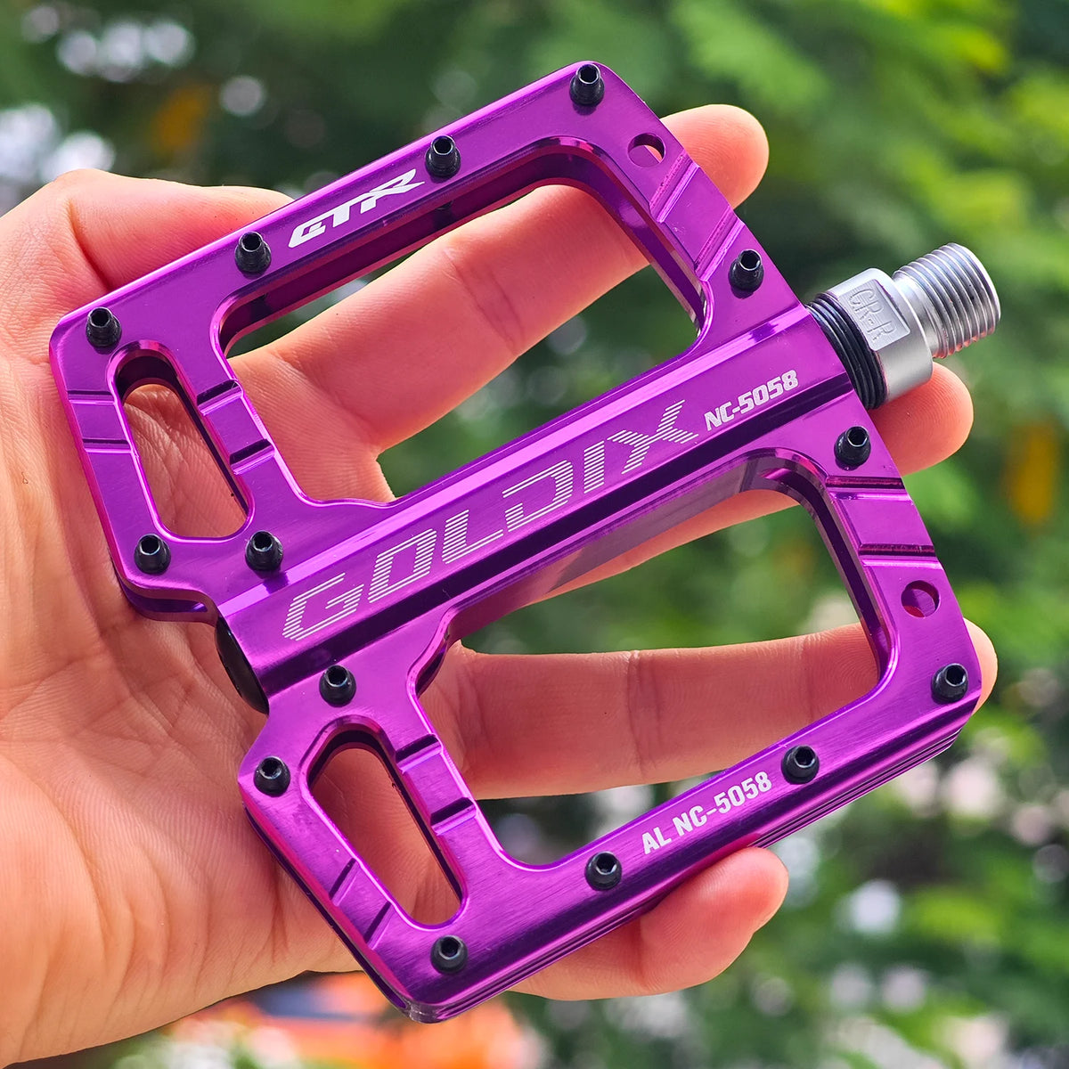 GOLDIX 3 bearing mountain bike pedal, sealed bearing, Triperin, high-strength, added anti slip pedal, road bike pedal