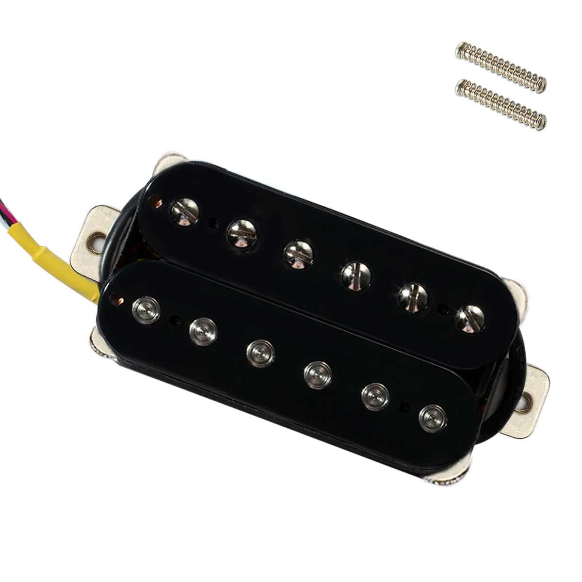 Phrilam Pro HH High output Alnico5 6 non &6 adjustable Humbucker Neck/50mm7.6K  Bridge/52mm Pickups8.8/16.5K for Electric Guitar