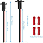 Trolling Motor Plug 12v/8 Gauge/2 Wire Trolling Quick Connector for Electric Boat Motor Electrical Trolling Plug Socket Set