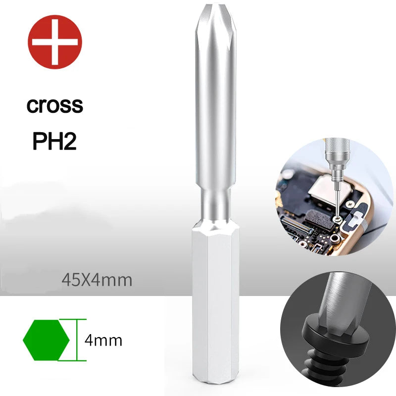 LAOA Old A S2 Alloy Steel Screwdriver Head 4mm Screwdriver Head