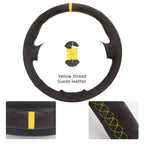 Custom For Mercedes Benz W176 W246 A-Class C-Class W204 C117 C218 X218 W212 C207 Car Steering Wheel Cover Microfiber Leather