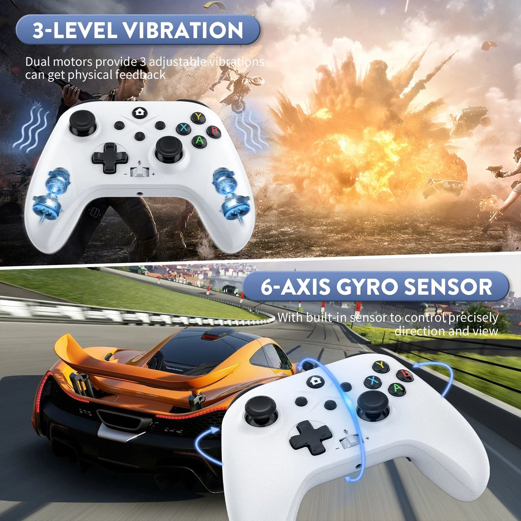 GAMROMBO Game Controller for XBOX ONE/SERIES S/X/PC Gaming 2.4G Wireless Joystick Remote Control Gamepad supports Windows 7/8/10