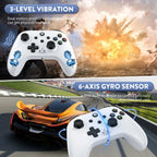 GAMROMBO Game Controller for XBOX ONE/SERIES S/X/PC Gaming 2.4G Wireless Joystick Remote Control Gamepad supports Windows 7/8/10