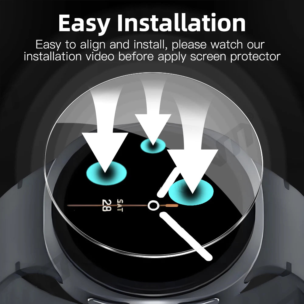 9H Tempered Glass for Samsung Galaxy Watch 8 Classic 40mm 44mm 46mm Ultra (2025) 47mm Screen Protector Glass Ultra-HD Film