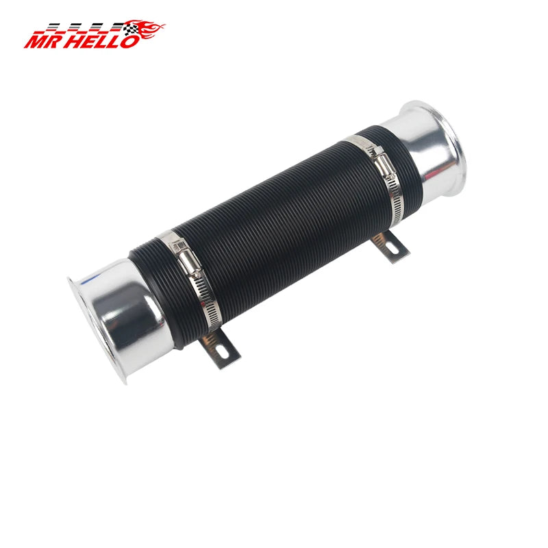 76MM Car Cold Air Turbo Intake Inlet Pipe Adjustable Flexible Duct Tube Hose Cold Feed Duct Pipe