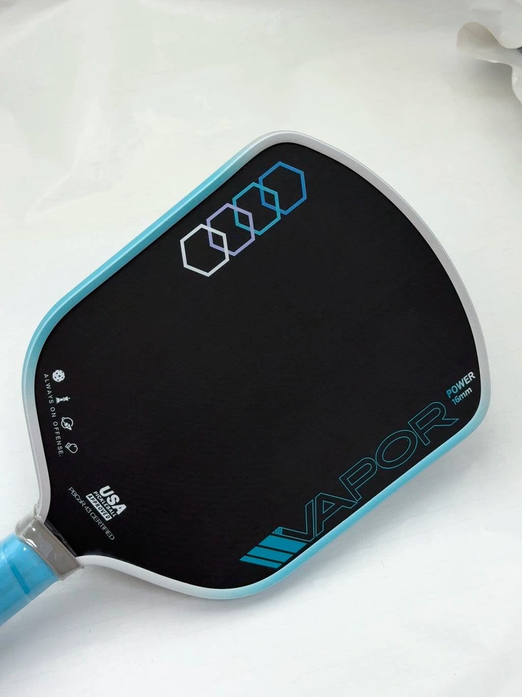 2025 High quality 11six24 16mm Gen 3 hot pressed raw carbon fiber propulsion core USAPA certified pickleball paddle