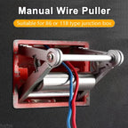 86 and 118 Bottom Boxes Universal Wire Threading Aid Tool Electrician Professional Pulley Cable Puller Cable threading device