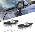 1Pair Hood Car Light Bracket Universal Metal Led HID Offroad SUV Truck Engine Cover Door Edge Work Lamp Clip Mount Holder Clamp