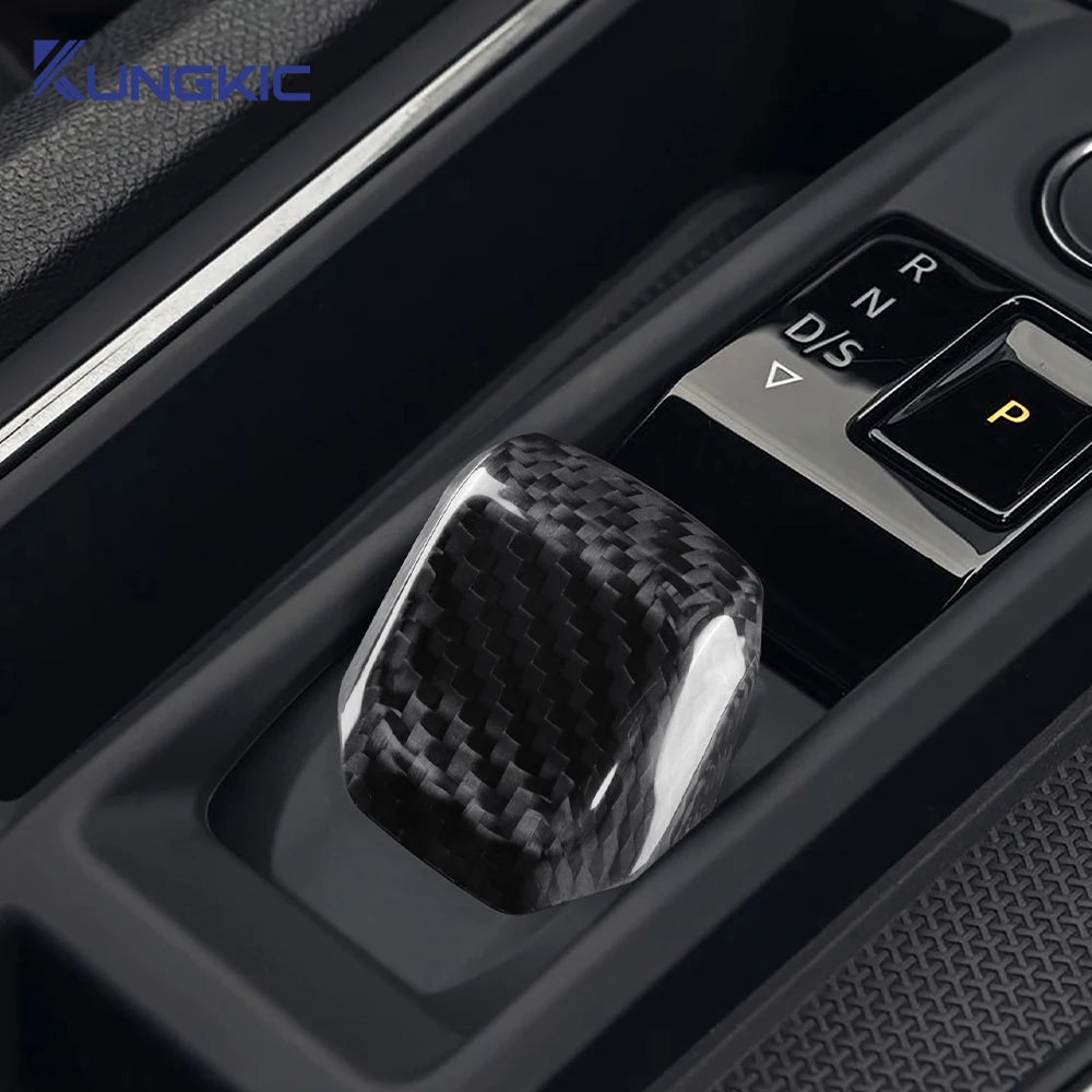 Carbon Fiber Gear Shift Knob Trim for Seat Leon MK4/Cupra Leon/Formentor 2020-2025