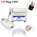 Ultrasonic Cleaner Ultrasound Jewelry Glasses Cleaning Machine 40kHZ High Frequency Ultrasonic Washing Bath for Glasses Jewelry