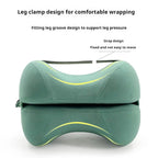 Contoured Knee Pillow for Side Sleepers, Cooling Memory Foam Leg Spacer 1pc 50x30cm