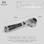 MUVNA Espresso Bottomless Portailfter Lucifer Series, Naked Portafilter with Basket Fits E61/Nuova/Delonghi/Breville Machines