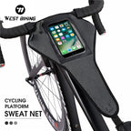 WEST BIKING Bicycle Bike Sweatband Indoor MTB Bike Frame Sweat Guard Trainer Sweat Net Frame Protection Bicycle Accessories