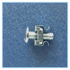100Pcs Carbon steel Network Storage Server Cabinet Screw Rack Mount Cage Nut Bolt Washer M5 M6x16 for Server Shelve Router