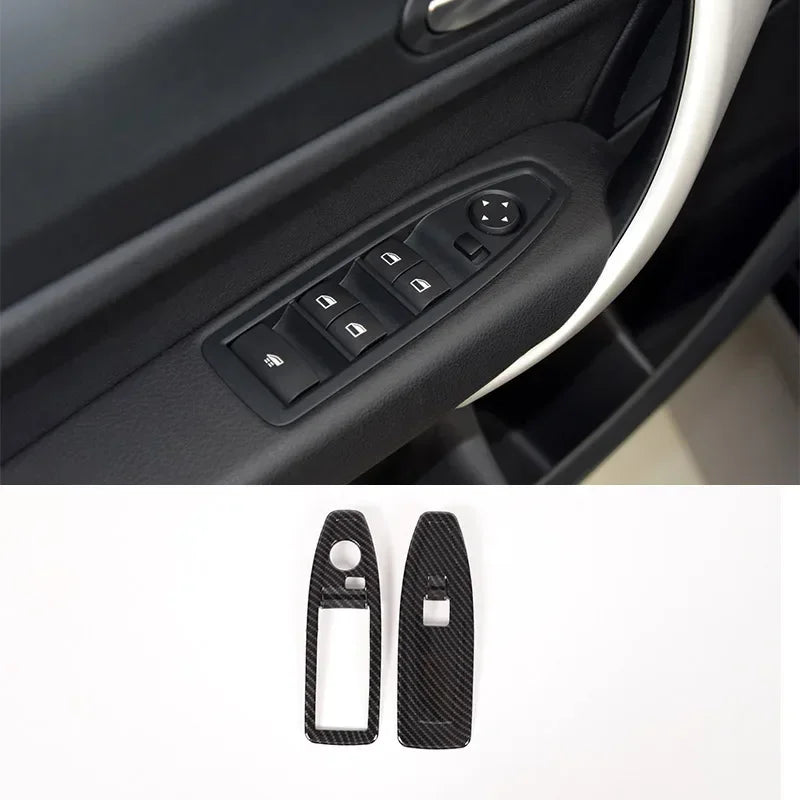 BMW 1/2 Series F20 F21 F22 F23 2012-2018 ABS Carbon Fiber Interior Trim Sticker Set