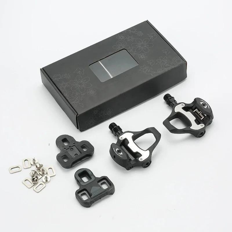 RACEWORK Road Bike Pedals Clipless Clip-On Pedals With Sealed Bearings Nylon Ultralight Pedals For Gravel Cycling Parts