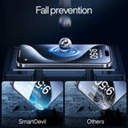 SmartDevil 2Pcs Screen Protector for iPhone 15 Pro Max 15 Pro HD Clear Tempered Glass for iPhone 15 14 13 Anti-fingerprint