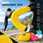 SEER Anti-Slip Road Bike Handlebar Tape PU+EVA Silicone Shockproof Handle Bar Tape With Bar End Plugs Bicycle Accessories