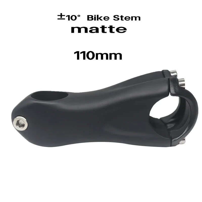 Bicycle Stem Carbon MTB/Road Bike ±10 degrees Stems 80/90/110/110/120/130mm 28.6 mm fork  31.8mm handlebar bike frame parts