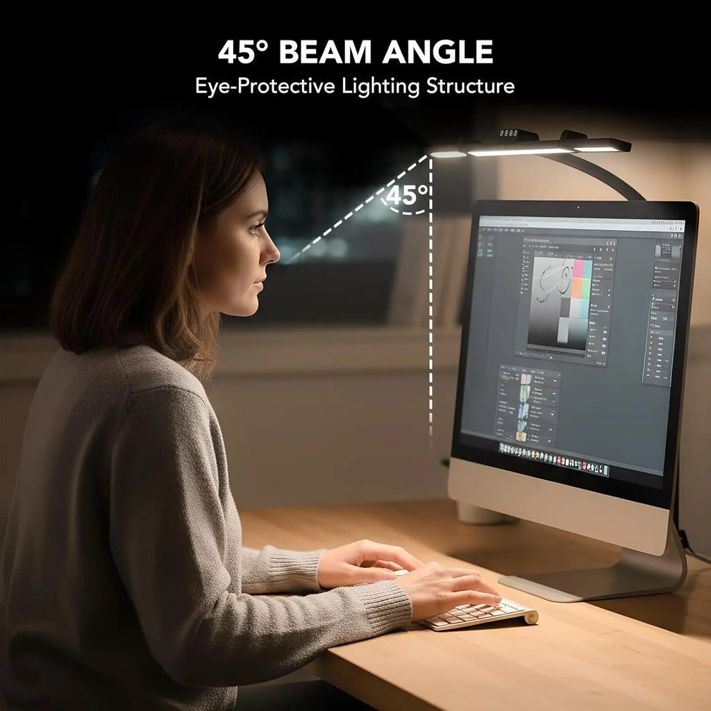 Ultra Bright LED Desk Lamp with Base, Dimmable 28.2" Flexible Adjustable Gooseneck Swing Arm Table Light for Home Office