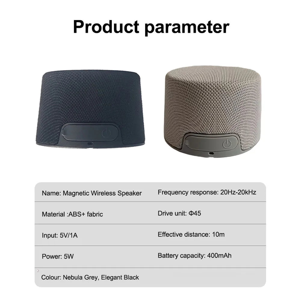 1PC magnetic phone speaker suitable for Apple magnetic function small mini clip on phone holder portable speaker  wireless speak