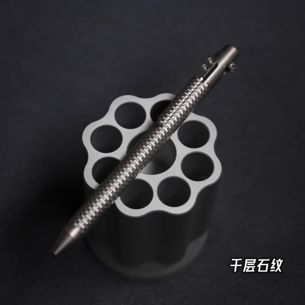 EDC Titanium Alloy Pen With Collection Writing Multi-functional Portable Outdoor EDC Tools