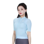 INBIKE New Summer Cycling  Jersey Women Lightweight Bicycle Clothing MTB Jersey with Pockets Quick Dry Bike Riding Shirt Clothes