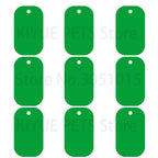100Pcs Dog Tag Military Pet Id Tags Aluminum Name Pendant Blank Dog Tags Personalized Customized Dog Tag