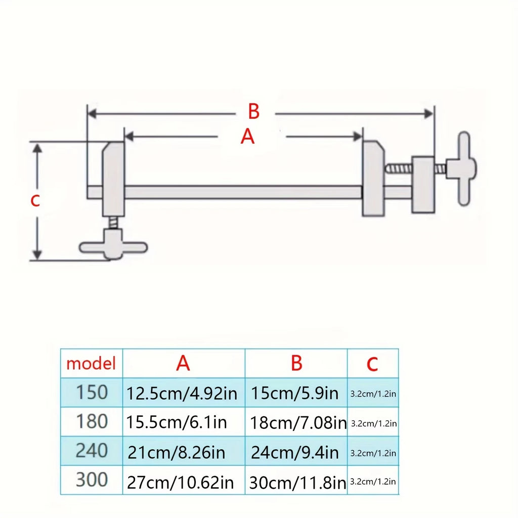2Pcs Woodworking Japanese-style Wood Clamp, Brass Parallel Clamp Fast Fixed Clip Auxiliary Fixture Splicing Board Positioning