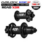 GOLDIX GDR370 ROAD Bicycle Hub 6-bolt Disc Brake Sealed Bearing J-Bend 28/32 Holes Ratchet 36T Hub for Shimano HG 11S SRAM XDR