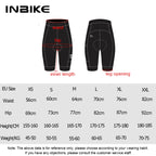 INBIKE Women's Bike Shorts Padded MTB Cycling Pants Road Biking Clothing Road Mountain Riding Bicycle Cycle Shorts with Pockets
