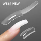 YOKEFELLOW&MR NAIL Sandwich Nail Forms 15size 240pcs Oval Extension Dual Form No Paper Forms Needed For Easy Nail Extensions