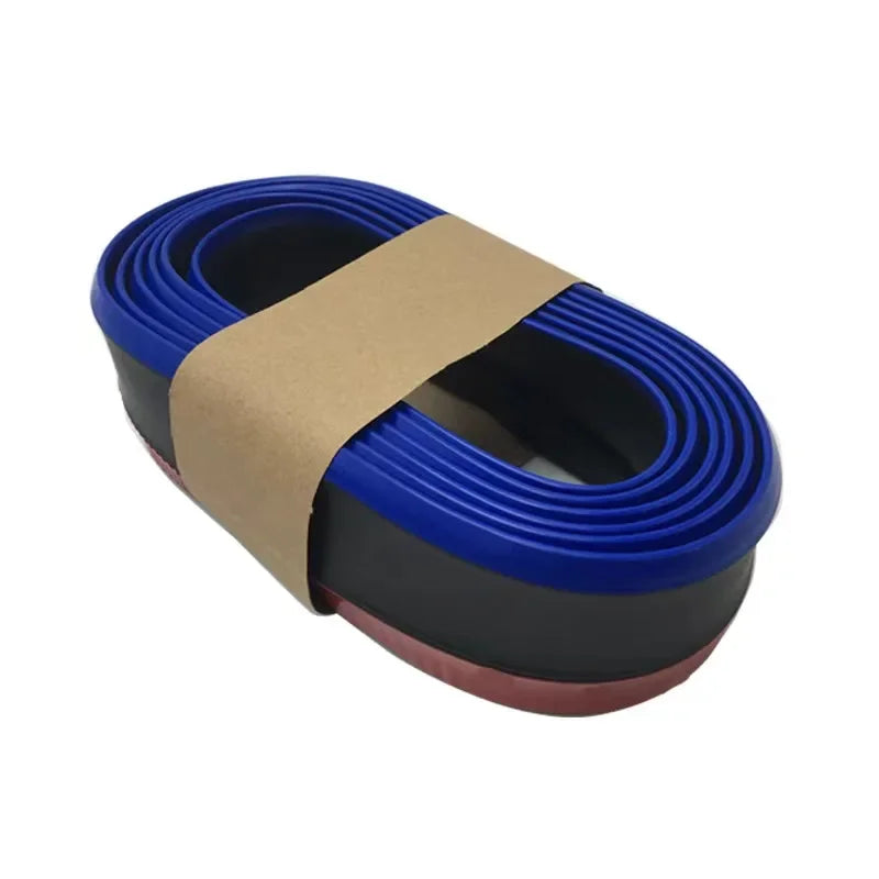 Universal Car Bumper Lip 2.5M Stickers Car Front Bumper Lip Rubber Car Bumper Protectors Exterior Mouldings Bumper Lip Strip