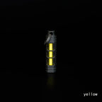 Titanium Alloy Luminous Night Signal Light Outdoor EDC Luminous 3.5*25mm Fluorescent Tube Self-illuminating Key Chain betalight